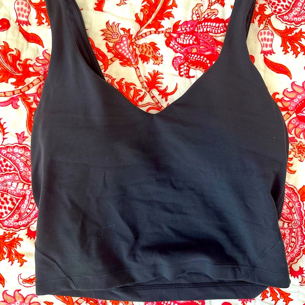 Black lululemon align tank size 4